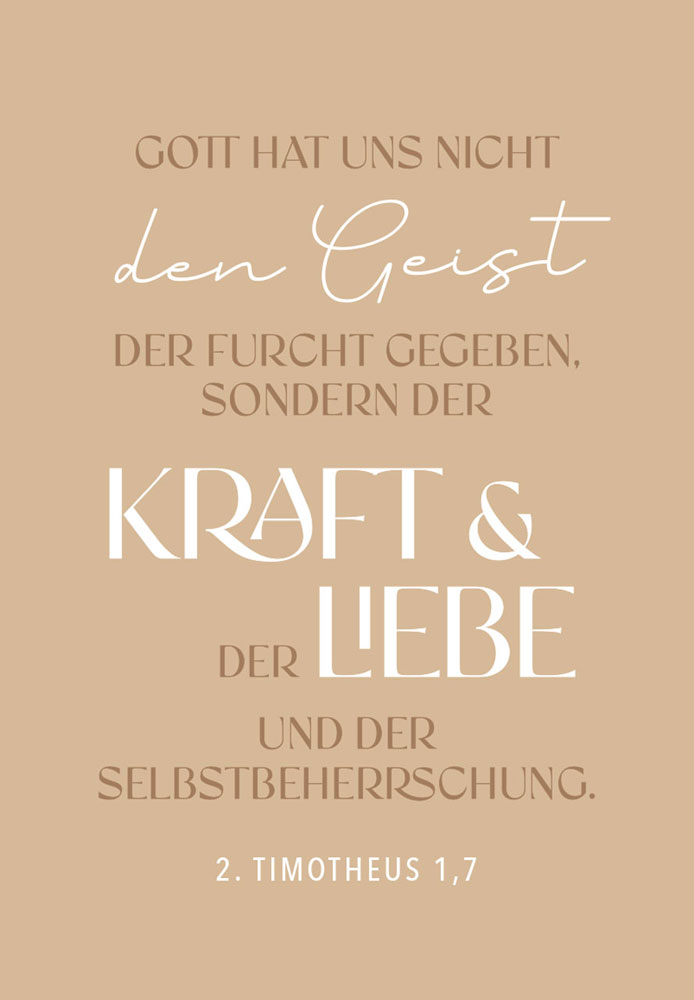 Neujahrslose "Ermutigungen für dich"