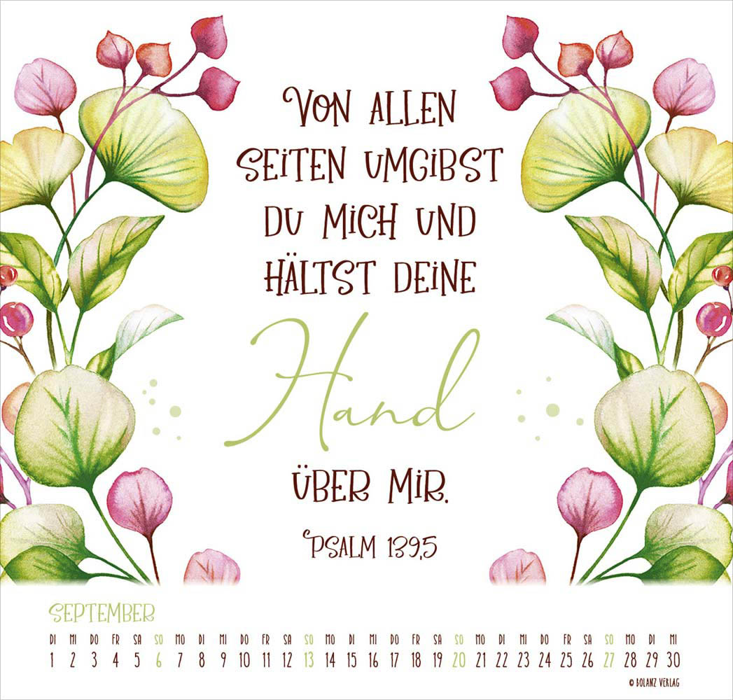 Gesegnet Tag für Tag 2026 - Wandkalender