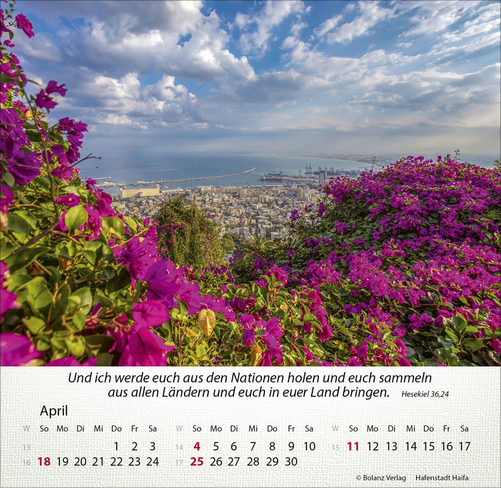 Israel Shalom 2027 - Tischkalender