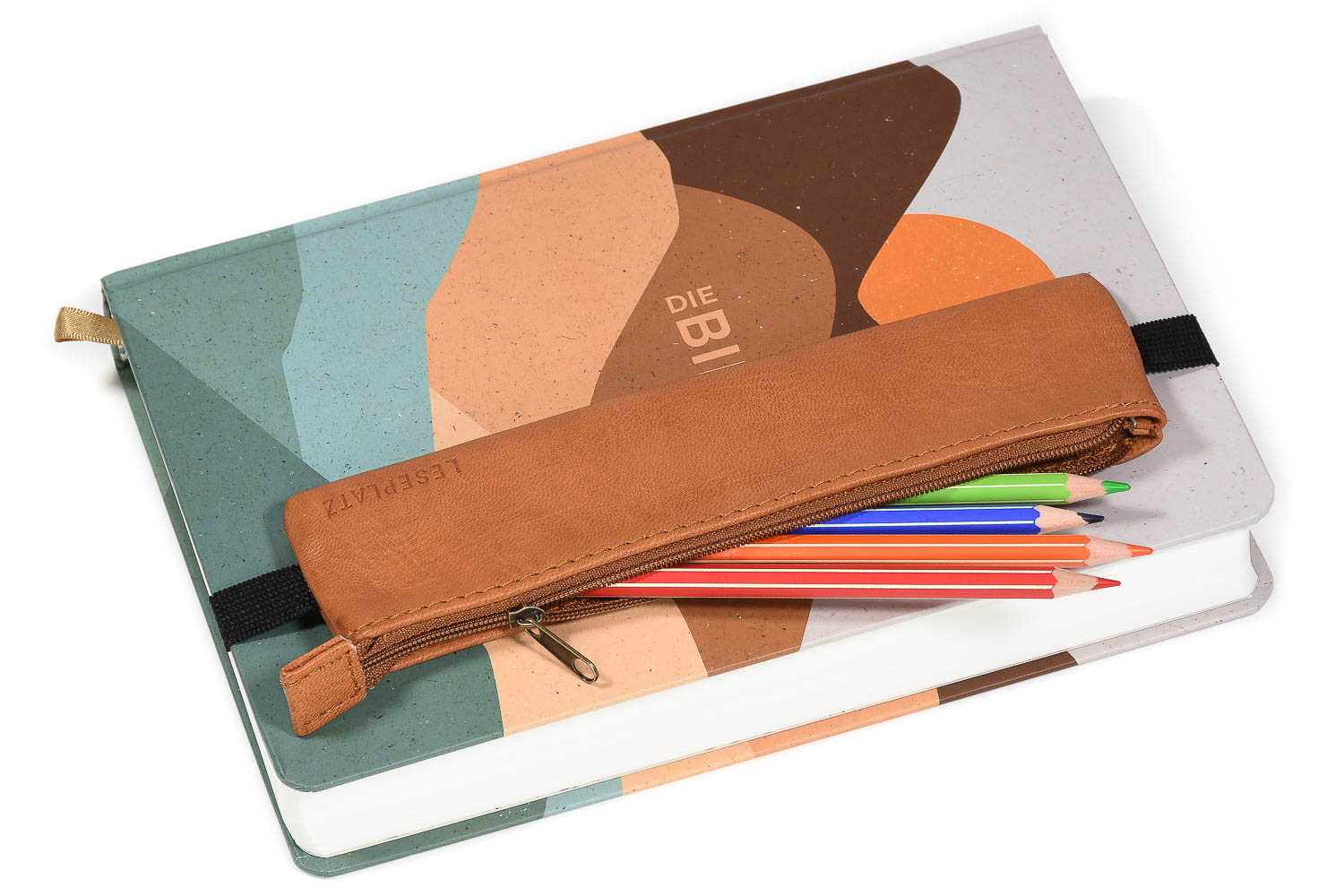 Leder-Stifte-Mäppchen "Agadir" hellbraun Leder-Stifte-Mäppchen "Agadir" hellbraun