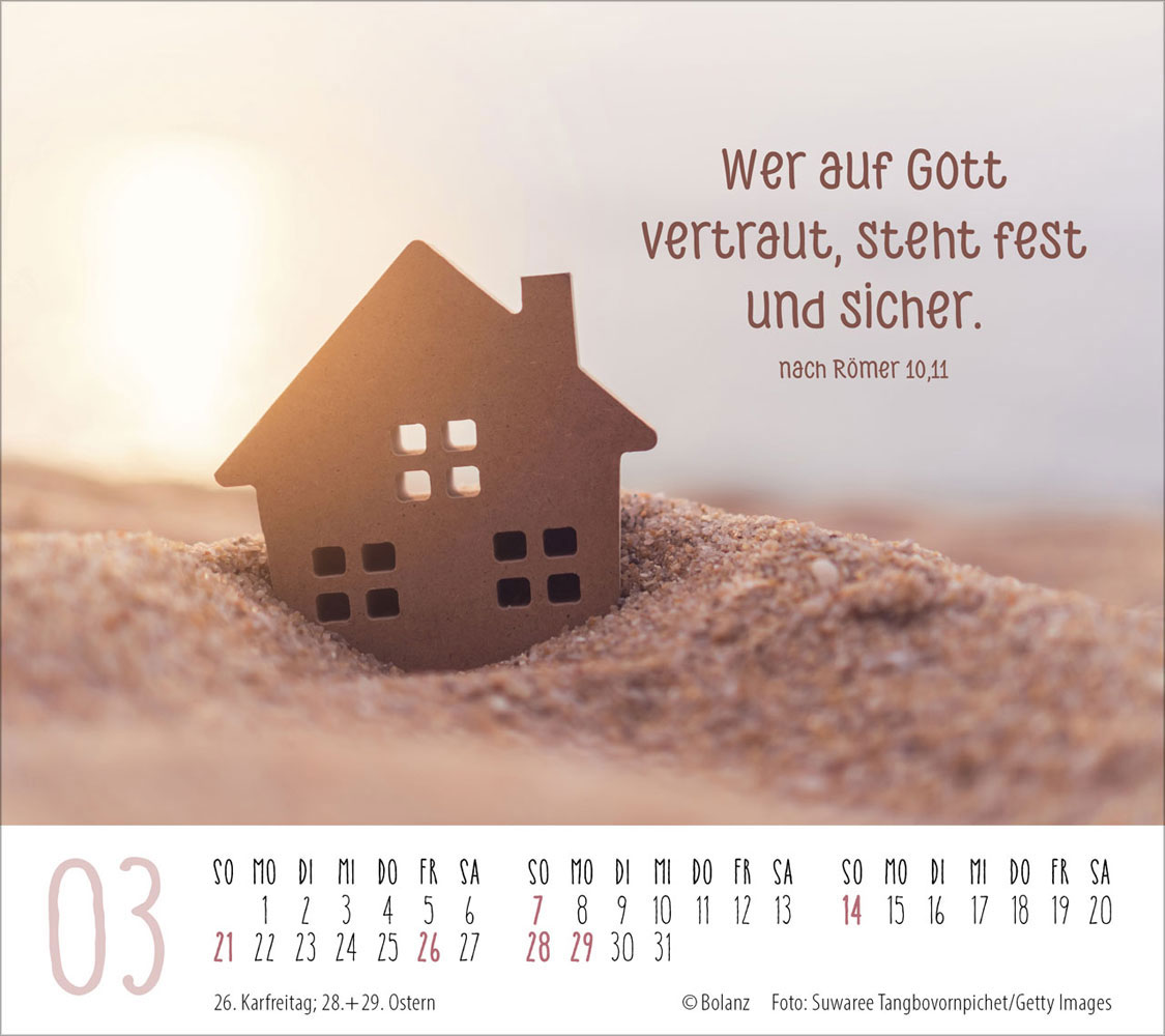 Gute Wünsche für dich 2027 - Tischkalender