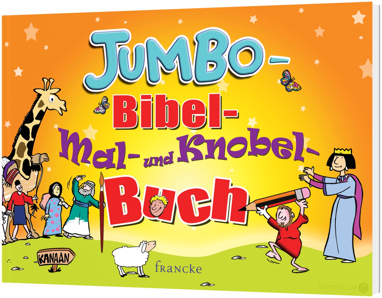 Jumbo-Bibel-Mal-und Knobelbuch