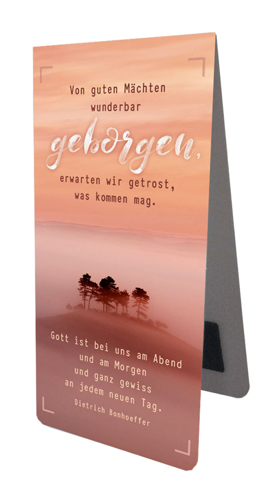 Magnetlesezeichen "Von guten Mächten"