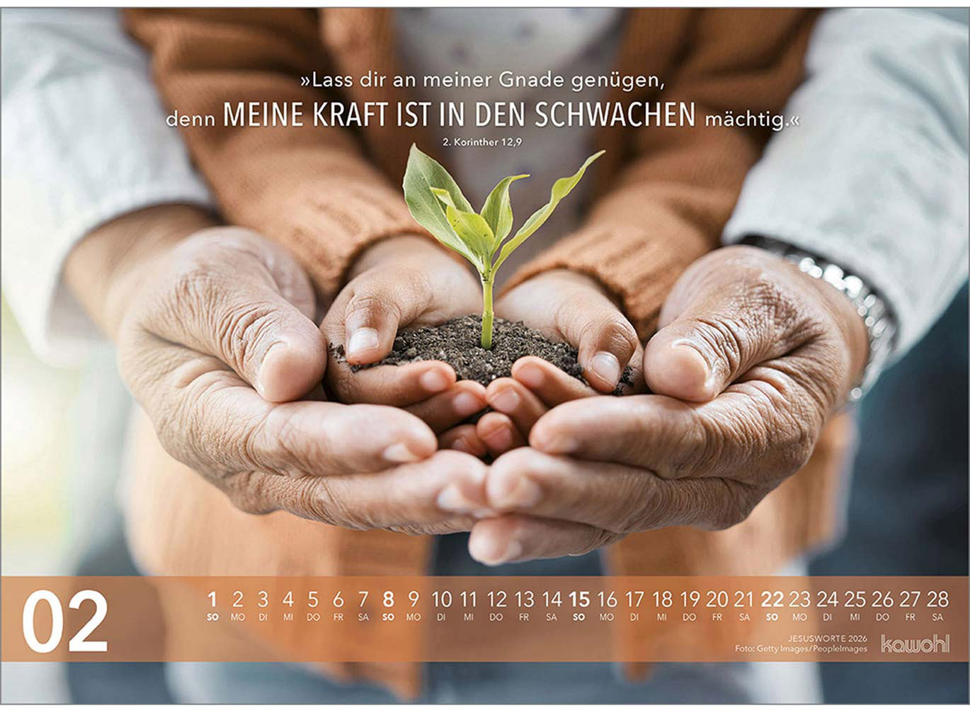 Jesus Worte 2026 - Wandkalender