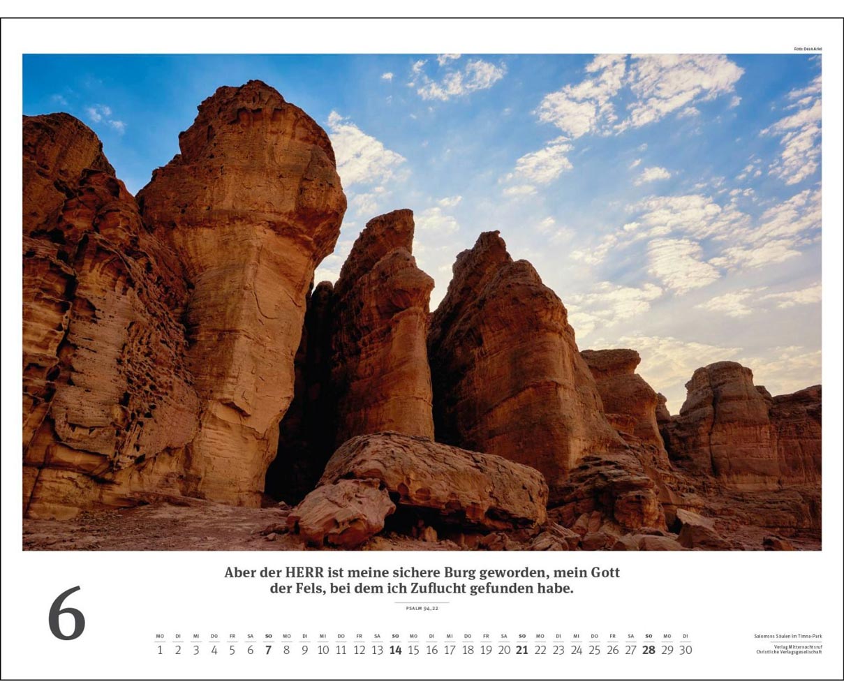 Israel 2026 - Wandkalender (Weiß) Israel 2026 - Wandkalender (Weiß)