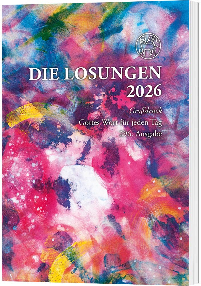 Losungen 2026 bunt - Großdruck Geschenkausgabe