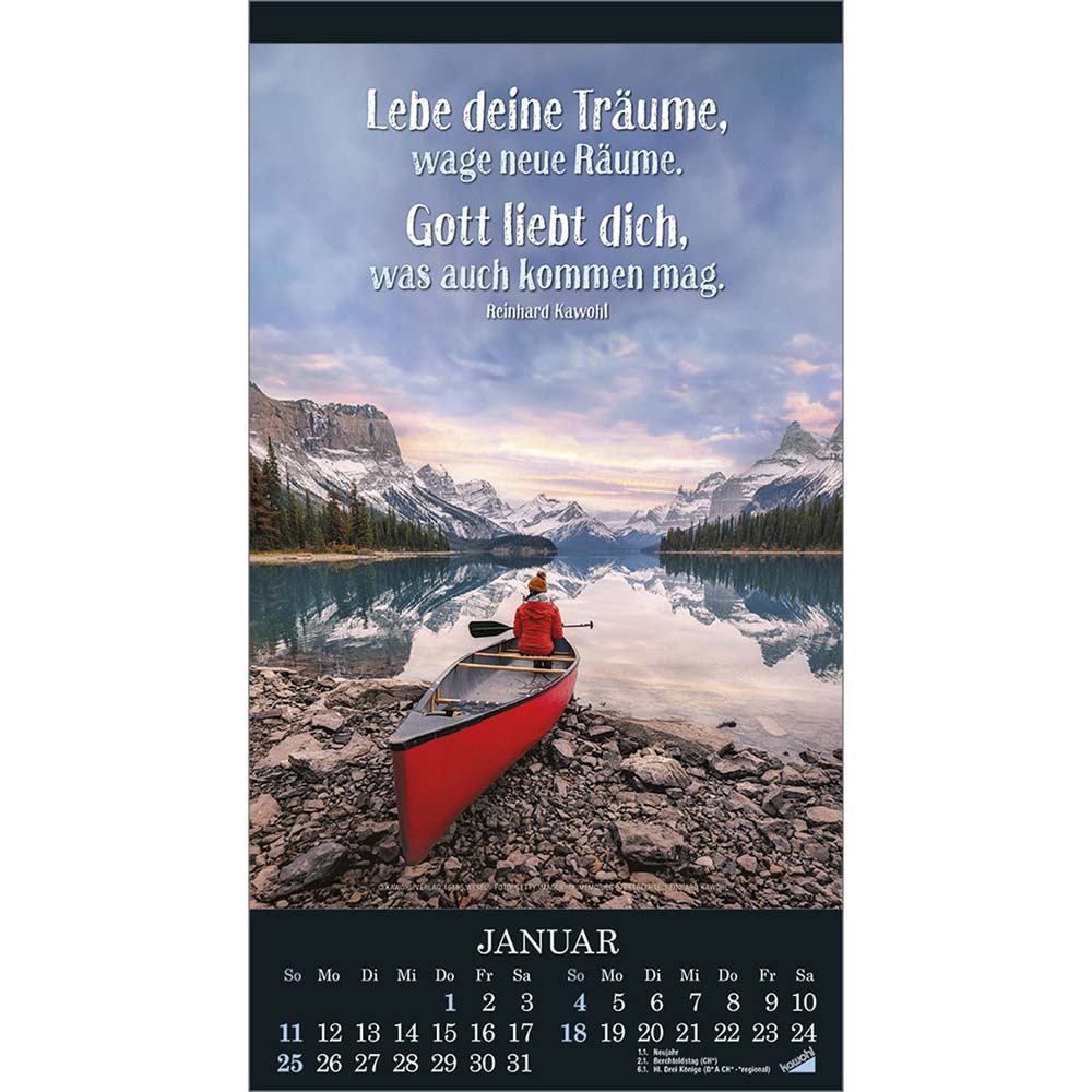 Die Wunder deiner Werke 2026 - Wandkalender