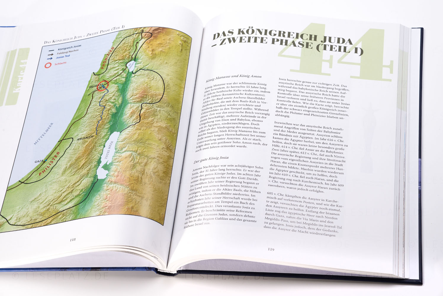 Die historischen und geographischen Karten Israels und angrenzender Gebiete