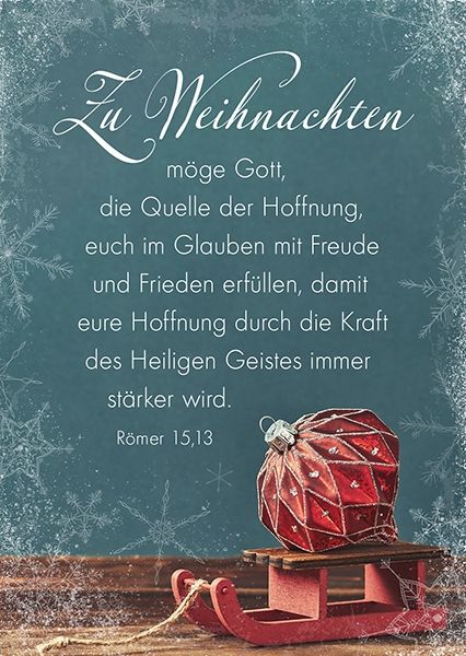 Postkarte "Schlitten"