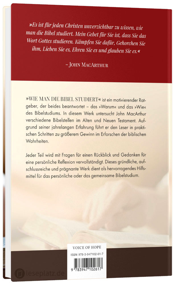 Wie man die Bibel studiert