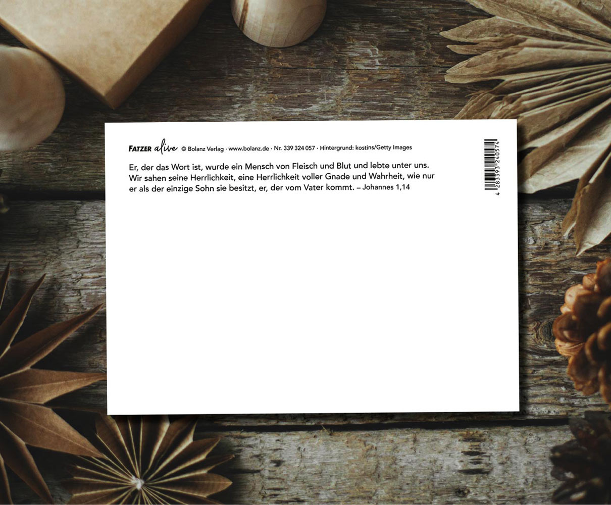 Postkarte "Jesus kam für dich!"