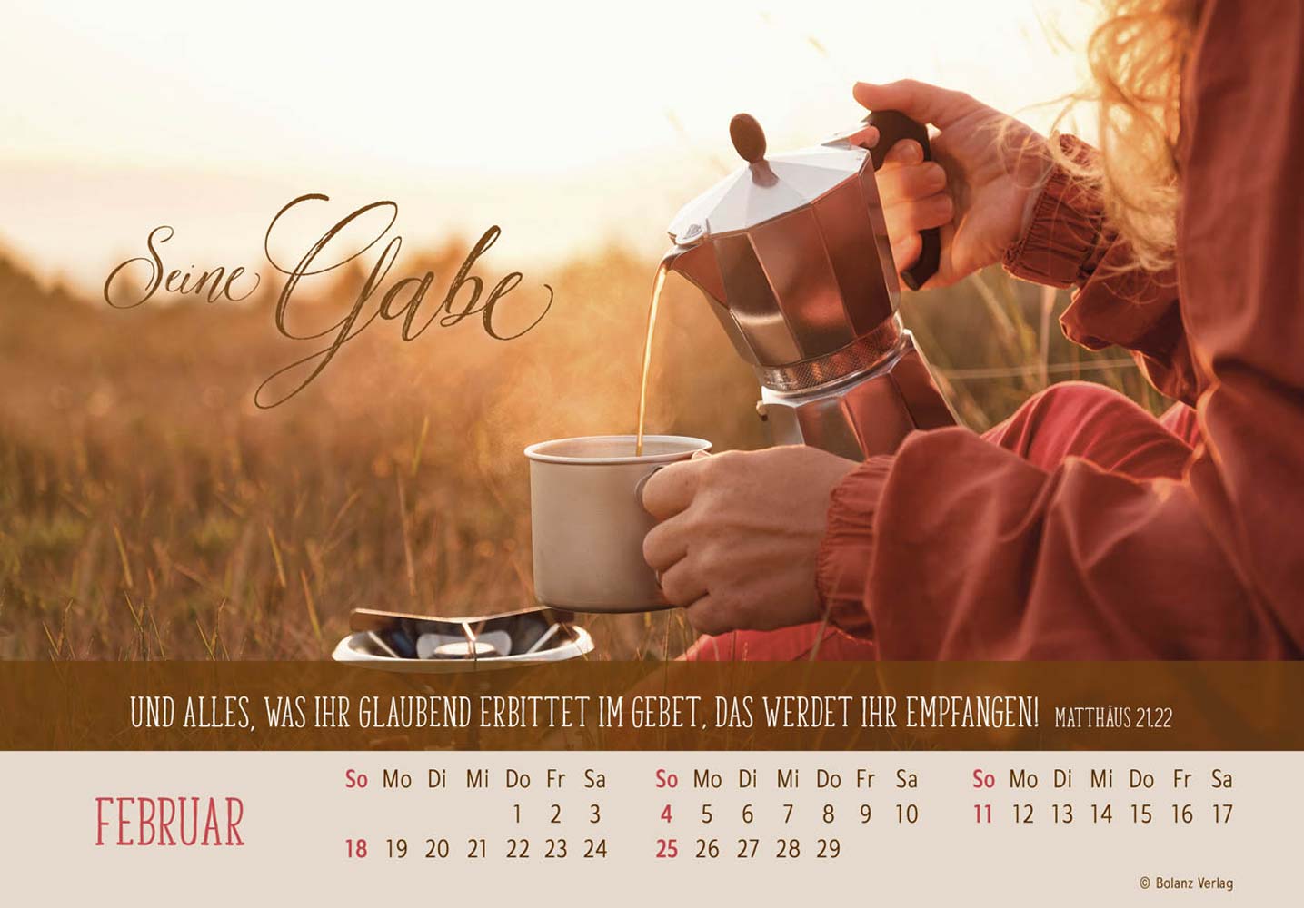 Zeitgeschenke für Dich 2024 - Postkartenkalender