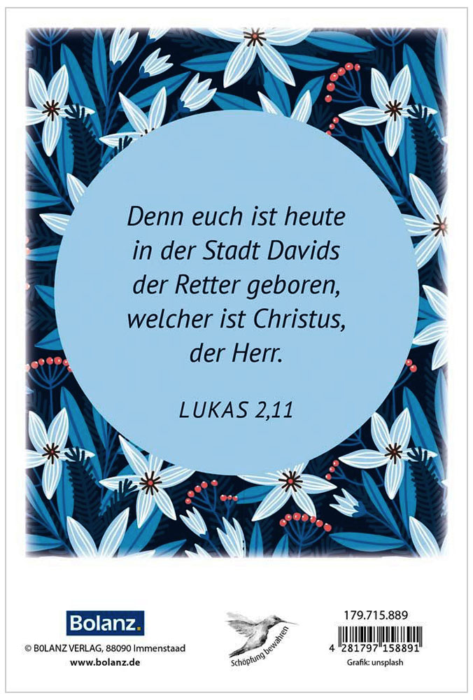 179715889_FK-Weihnachten-02 Faltkarte "Gesegnete Weihnachtszeit"