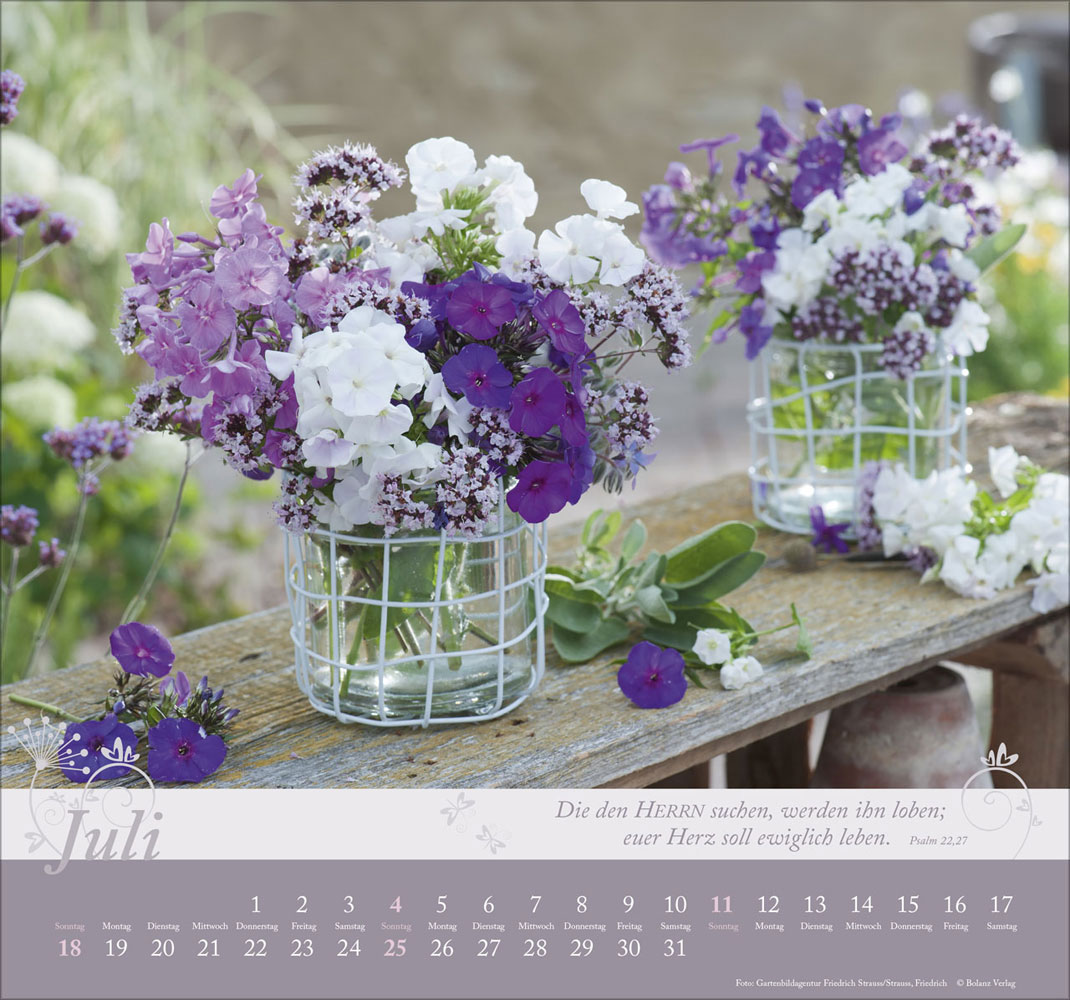Im Garten zuhause 2027 - Wandkalender