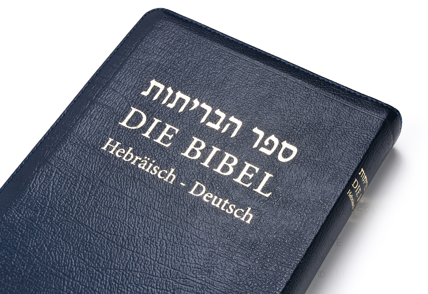 Die Bibel - Hebräisch-Deutsch (Leder / Goldschnitt / Reißverschluss)