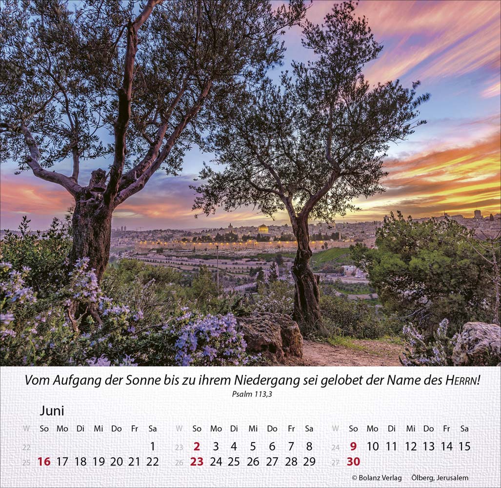 Israel Shalom 2024 - Tischkalender Israel Shalom 2024 - Tischkalender