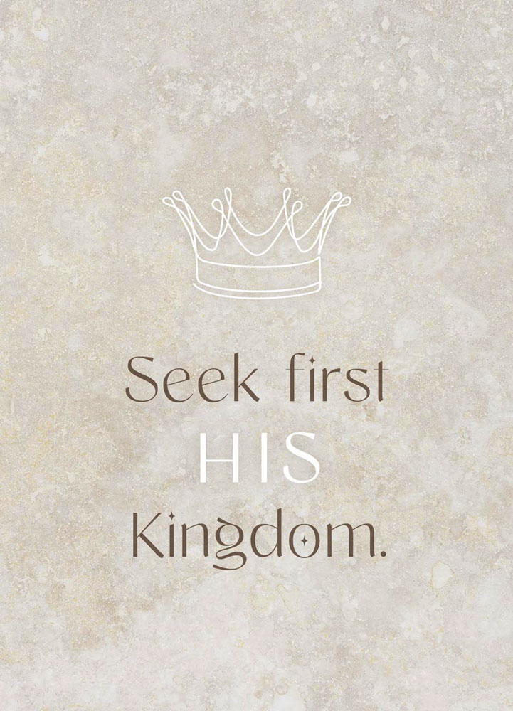 Postkarte "his kingdom"