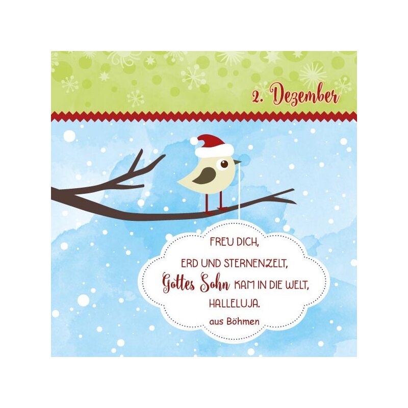 Fröhliche Weihnachtszeit - Miniaufstellbuch