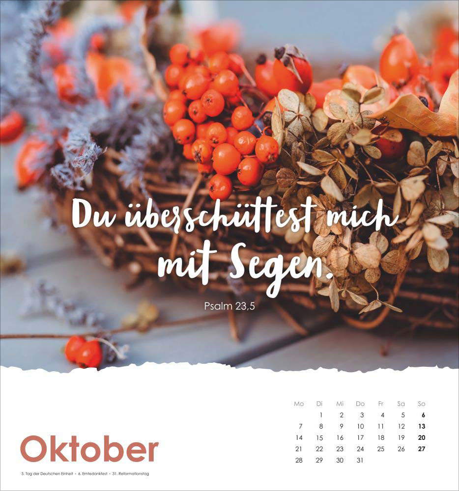 Lobe den Herrn, meine Seele 2024 - Wandkalender Lobe den Herrn, meine Seele 2024 - Wandkalender