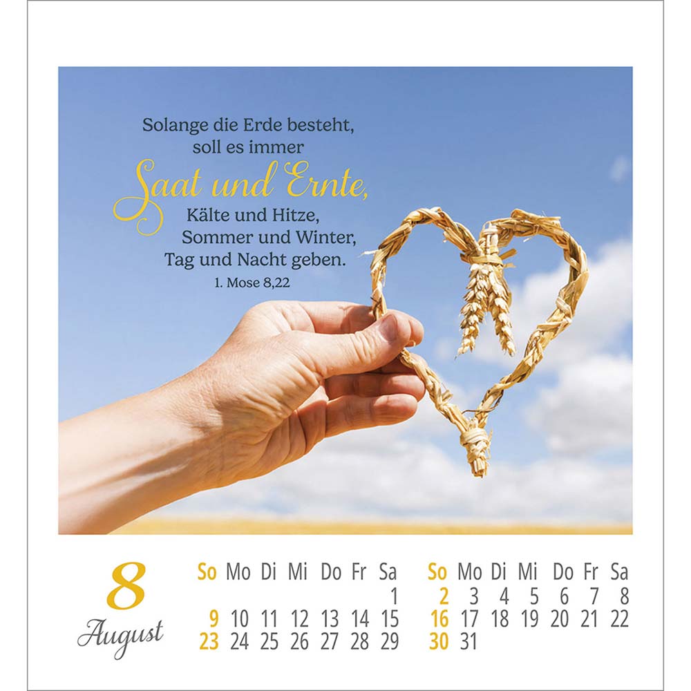Lieblingsworte umgeben dich 2026 - Aufkleber-Kalender
