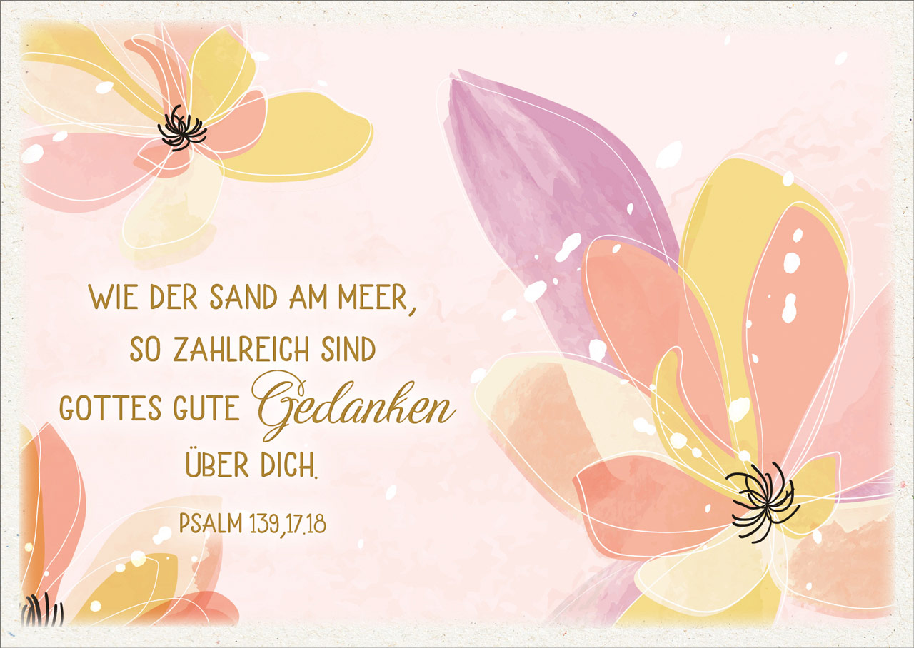  Postkarte "Gottes gute Gedanken"