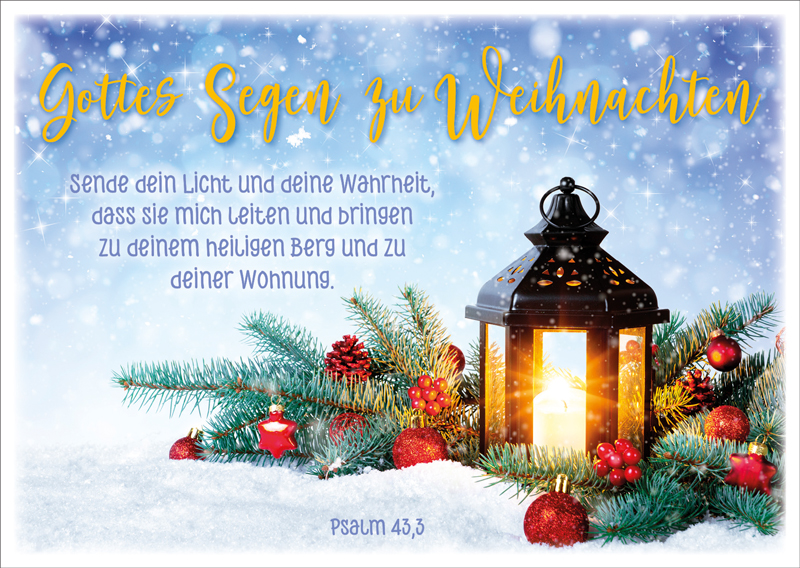179731903 Postkarte "Windlicht Zweige"
