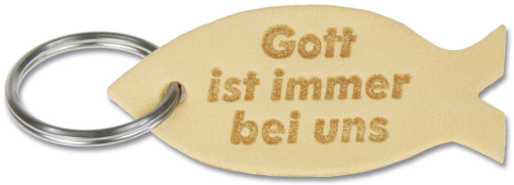 Schlüsselanhänger - Leder ''Fisch''