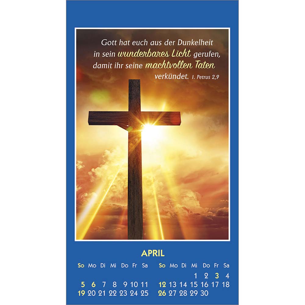 Gottes Wort - Licht für den Tag 2026 - Aufkleberkalender