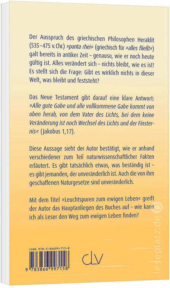 Leuchtspuren zum ewigen Leben