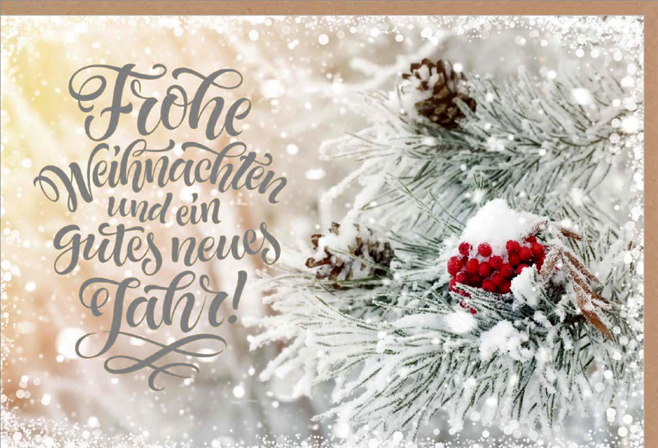 Faltkarte "Frohe Weihnachten"