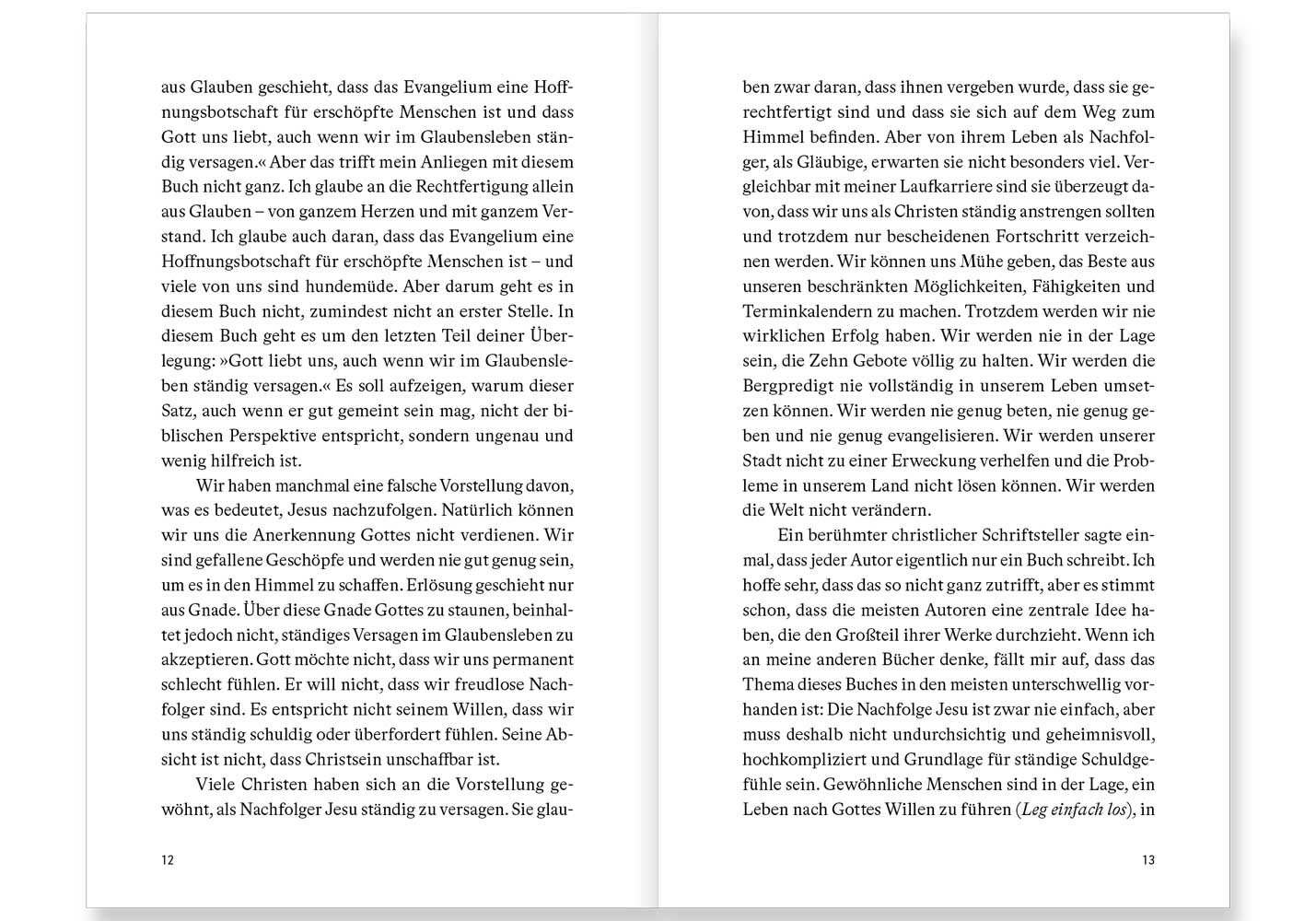 Christsein schafft eh keiner