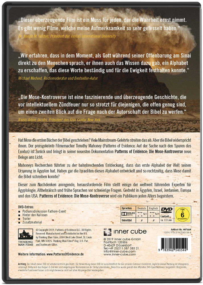 Die Mose-Kontroverse - DVD