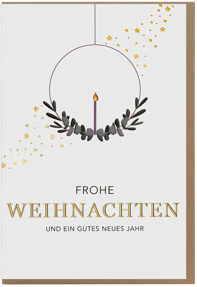 Faltkarte "Frohe Weihnachten"