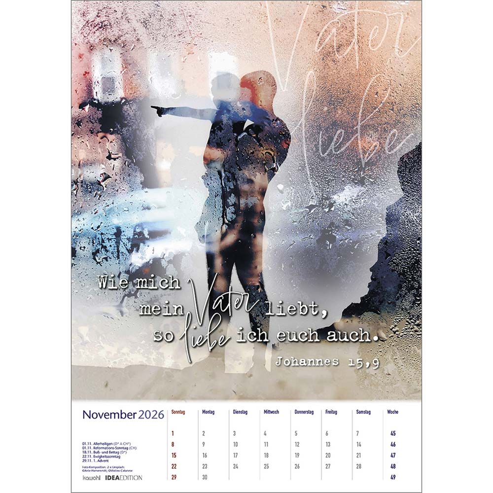 Auf seinem Weg 2026 - Wandkalender