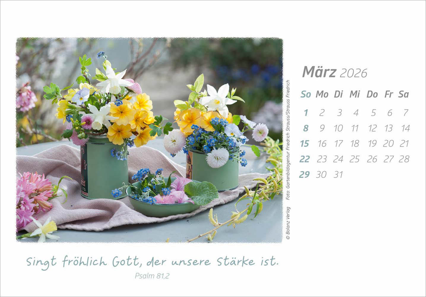 Die Güte Gottes preisen 2026 - Aufstellkalender Die Güte Gottes preisen 2026 - Aufstellkalender