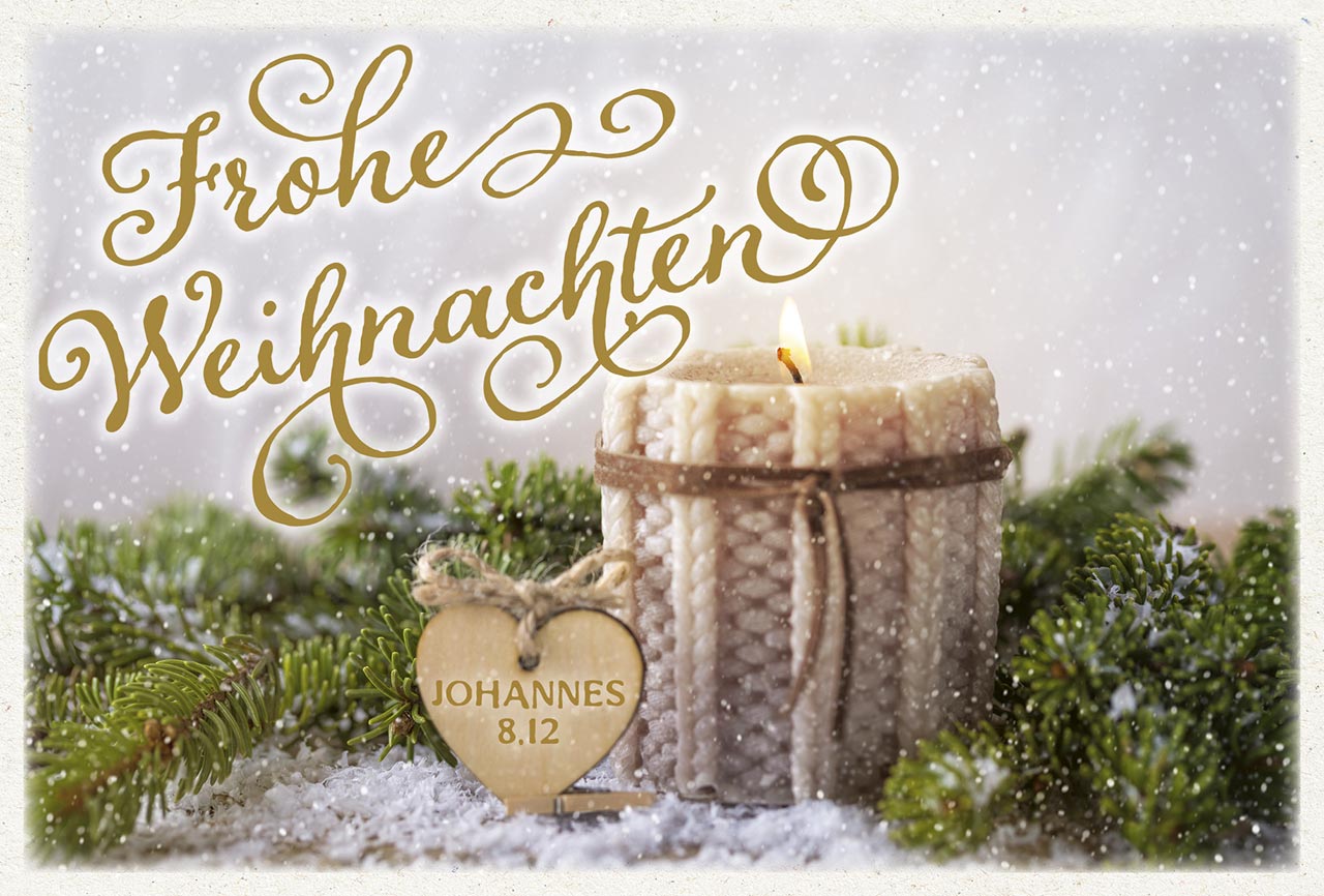 Mini-Spruchkarten-Set Weihnachten