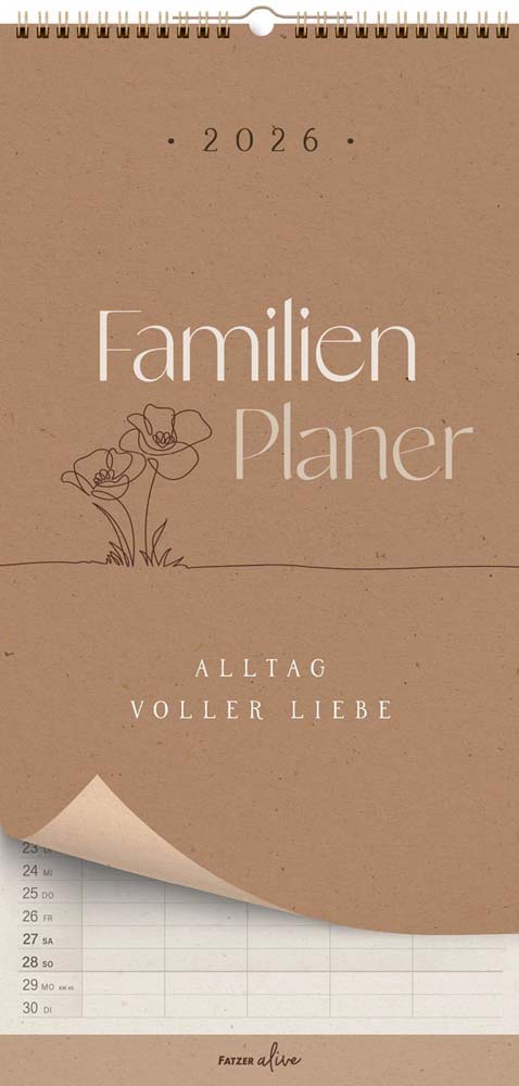 Liebenswerter Alltag 2026 - Familienplaner