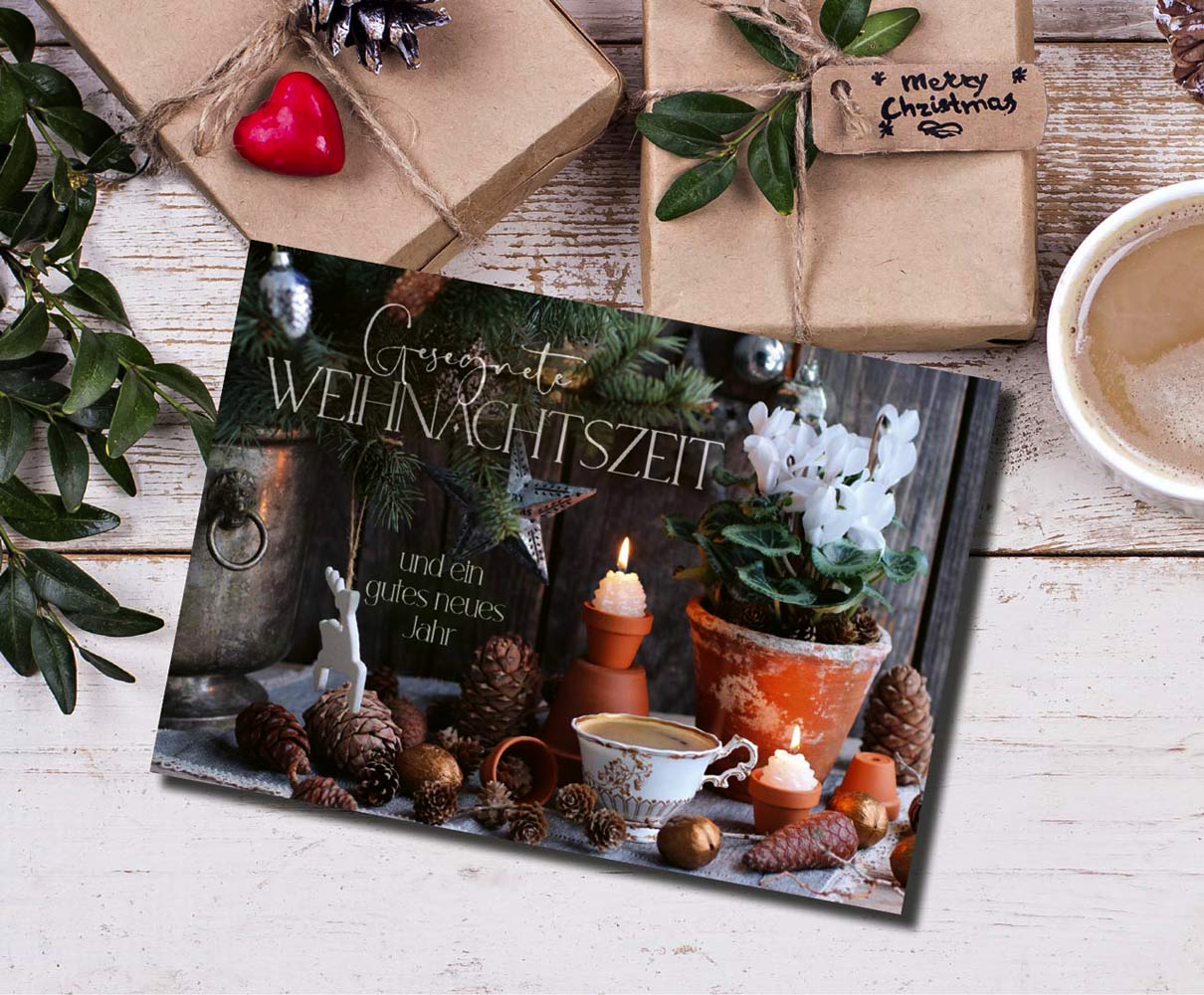 Postkarte "Gesegnete Weihnachtszeit"