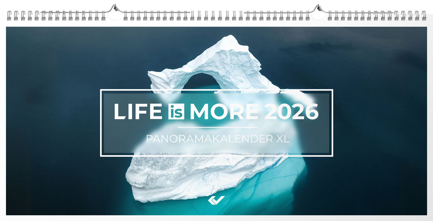 Life-is-more Panoramakalender XL 2026