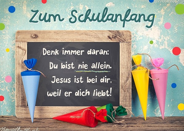 15-9448 Postkarte "Nie allein"