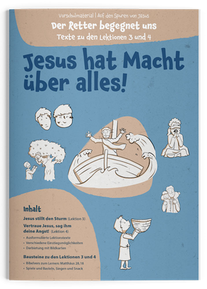 Auf den Spuren von Jesus - Der Retter begegnet uns - Vorschulmaterial