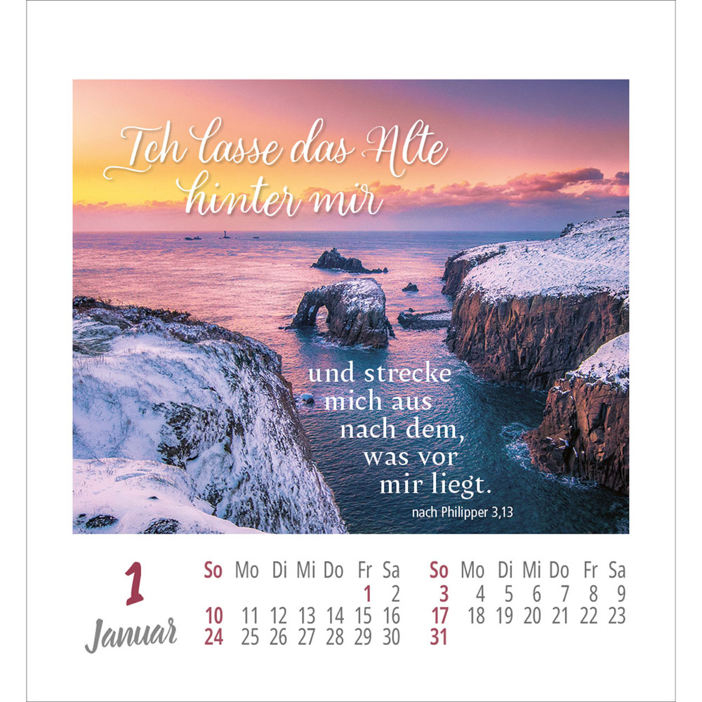 Frei sein & leben 2027 - Aufkleber-Kalender