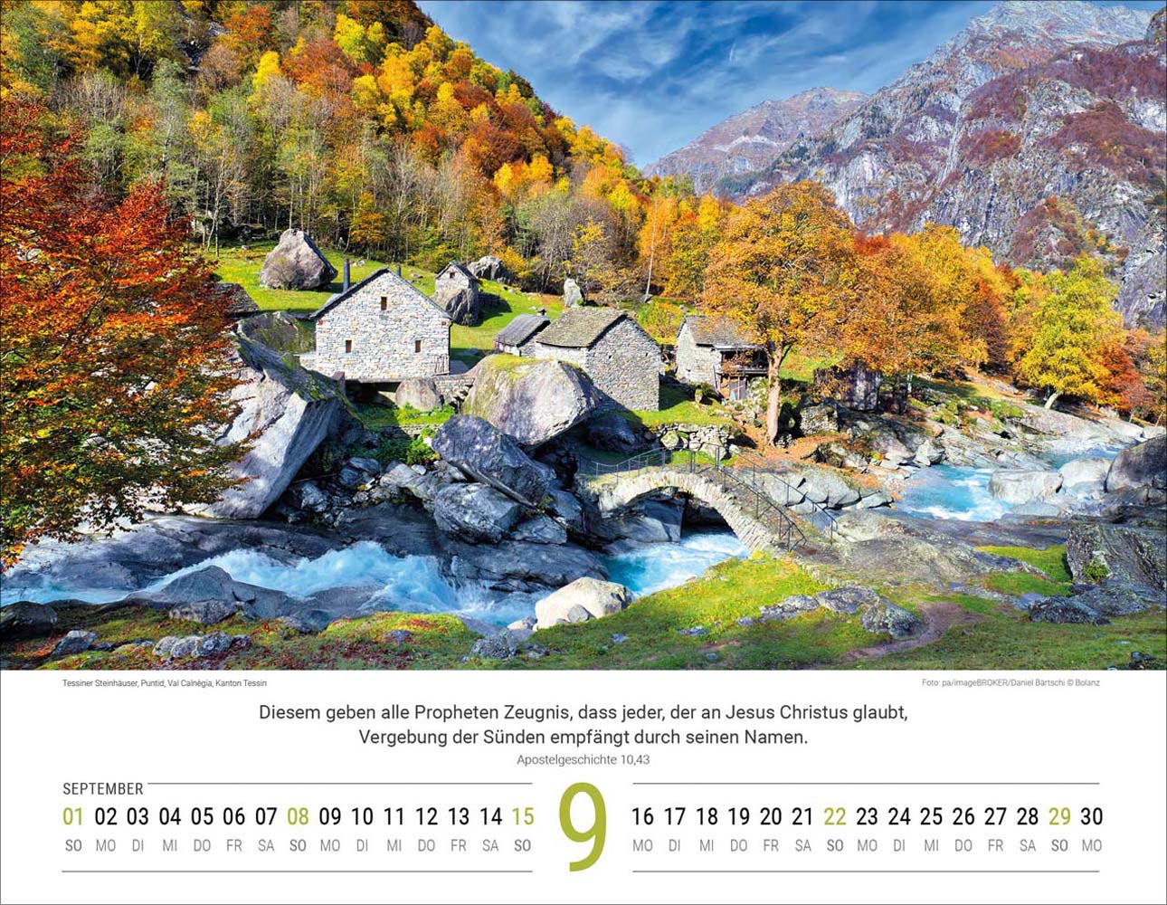 Schweizer Bildkalender 2024 Schweizer Bildkalender 2024