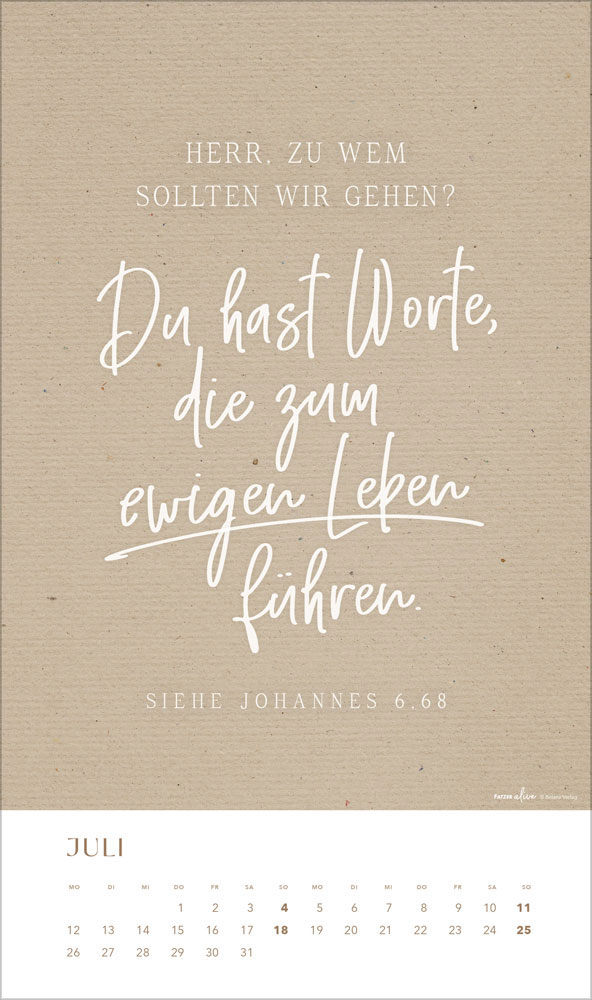 Glaube im Alltag 2027 - Posterkalender
