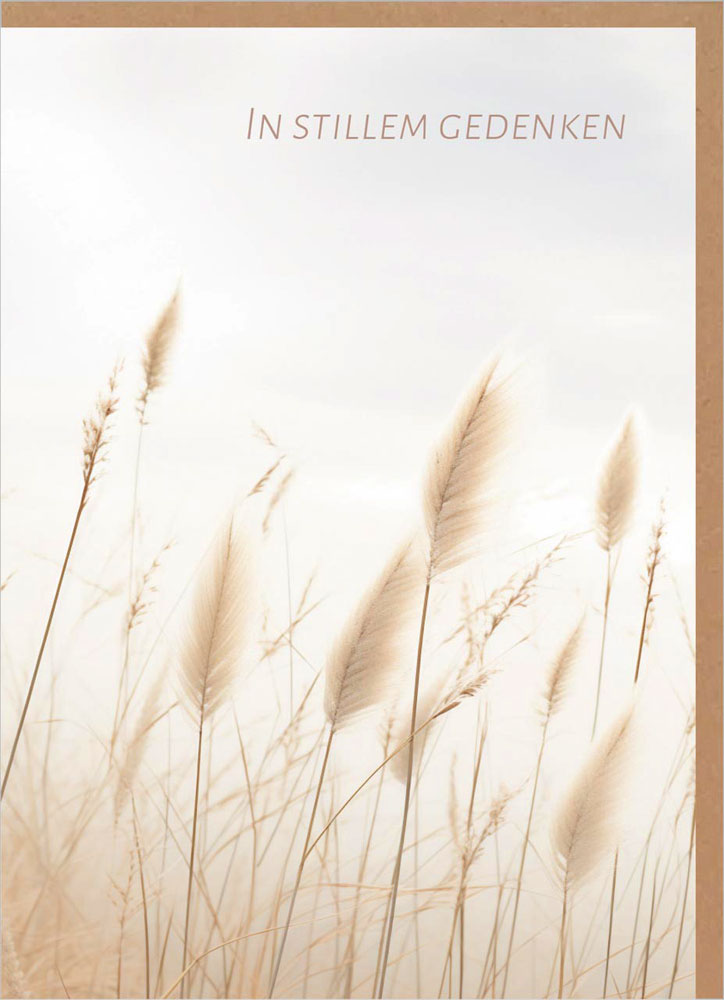 Faltkarte "In stillem Gedenken"