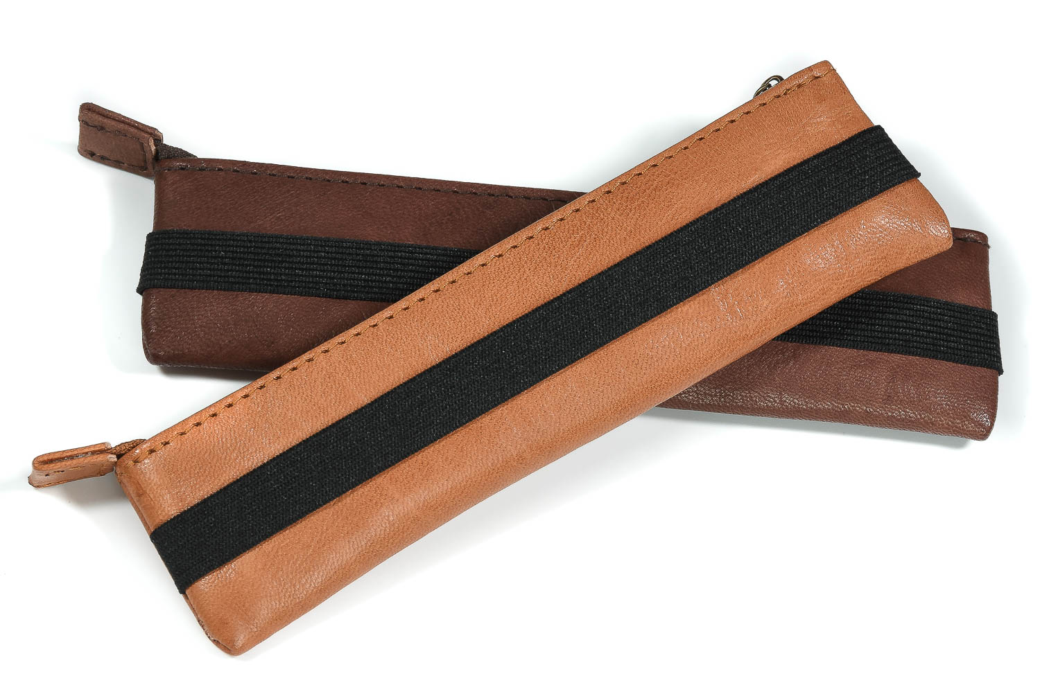 Leder-Stifte-Mäppchen "Agadir" hellbraun Leder-Stifte-Mäppchen "Agadir" hellbraun