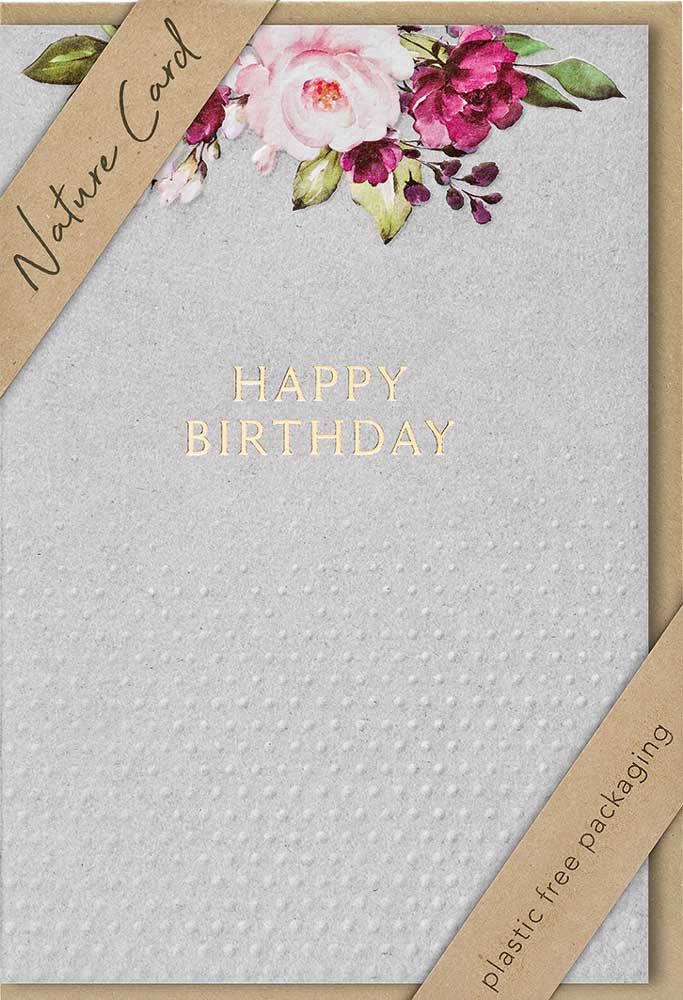 Doppelkarte "Happy Birthday"