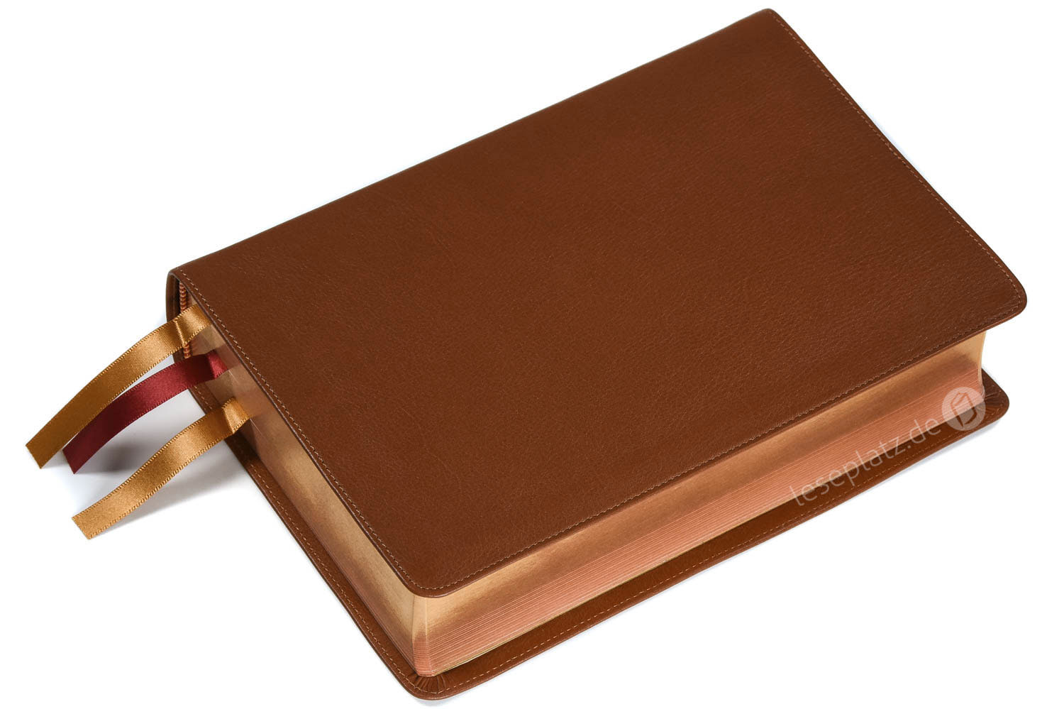 257154-06 Elberfelder 2003 - Standardausgabe mit Notizseiten / Leder hellbraun / Rotgoldschnitt