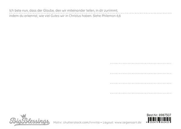 Postkarte "Big Blessing - Wachse"