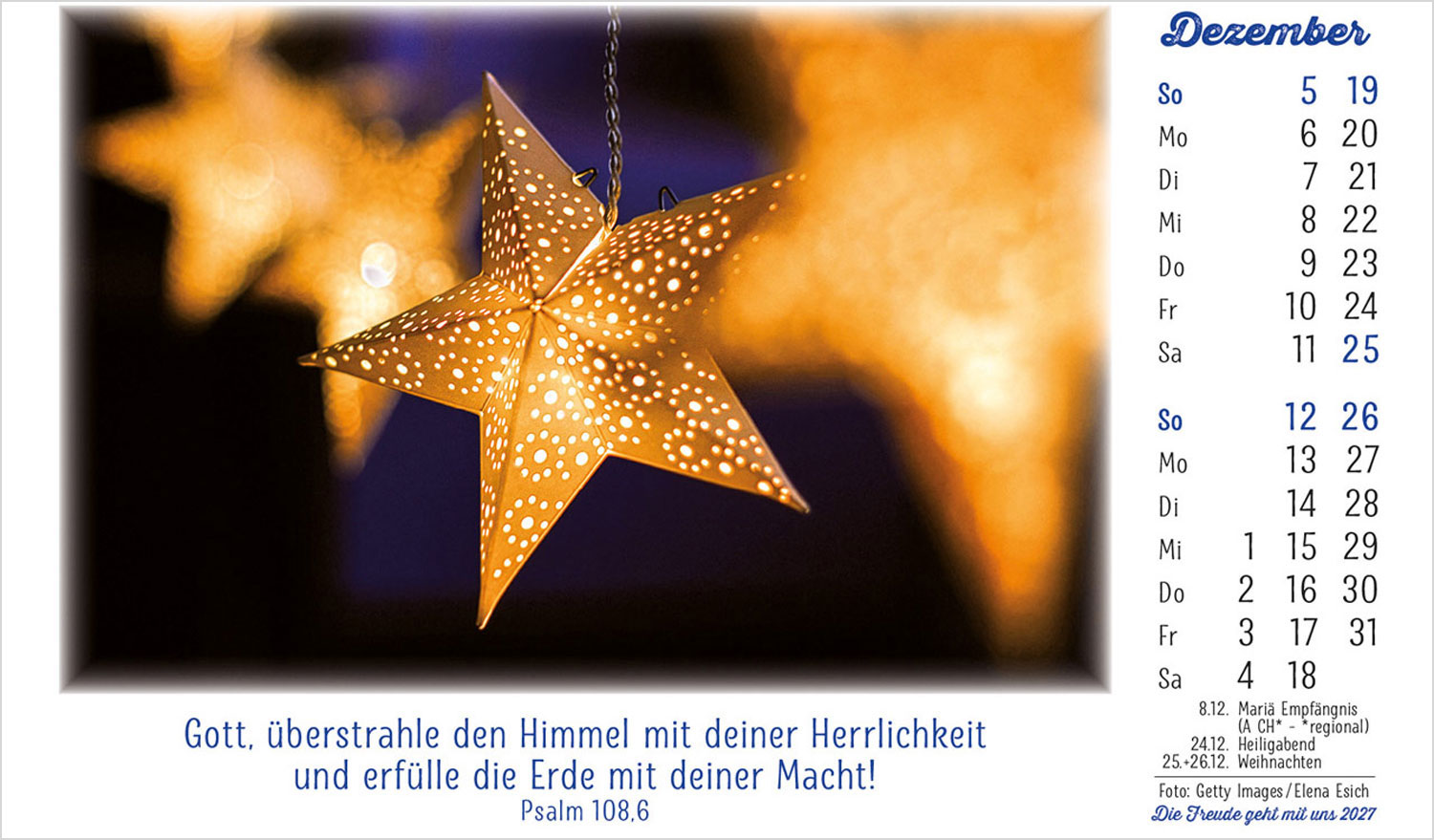 Die Freude geht mit uns 2027